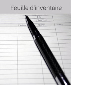 feuille d'inventaire, gestion des stocks magasin, entreprise, tpe, pme, gestion de l'inventaire en entreprise, comment gérer mes stocks, comment faire mon inventaire, inventaire obligatoire