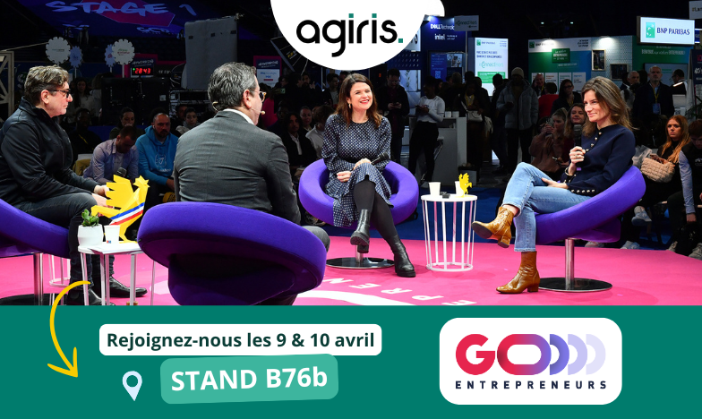 Agiris au salon Go Entrepreneurs 2025 à Paris