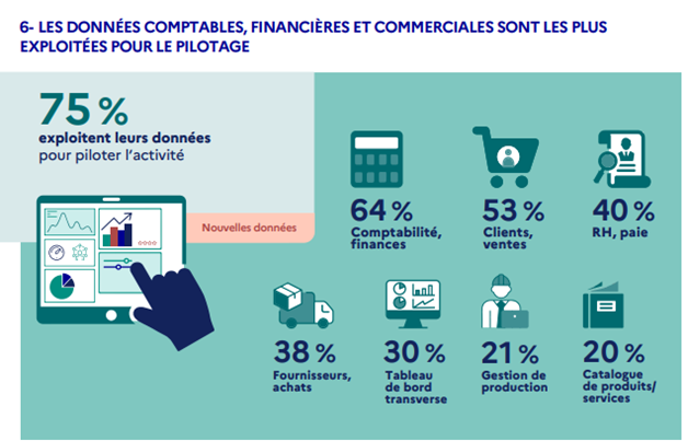Extrait 2 de l’infographie du baromètre France Num 2025